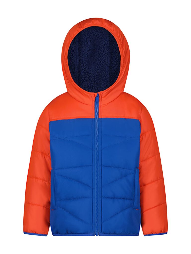 کاپشن پسرانه جدید قرمز و آبی