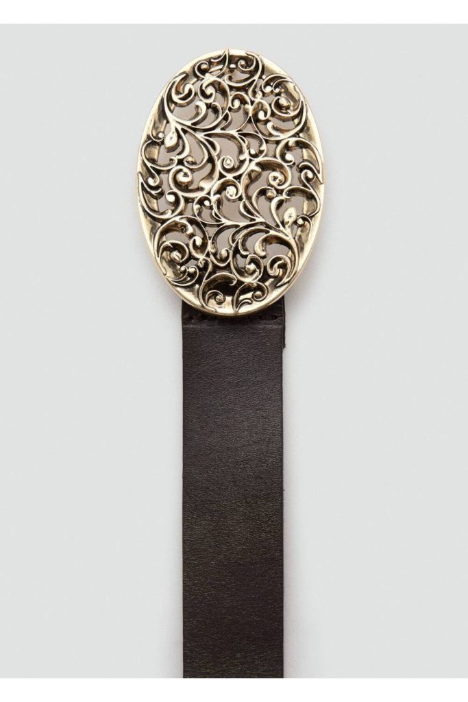 کمربند زنانه پهن با سگک بزرگ